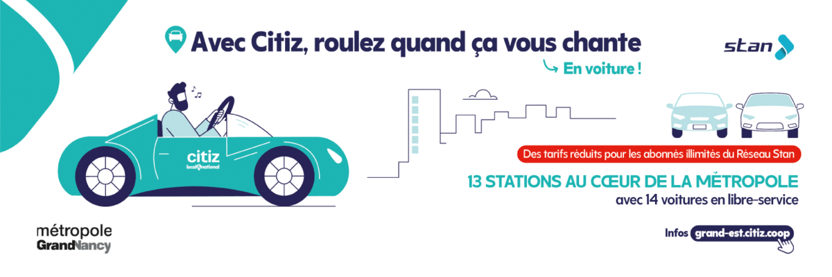 Avec citiz roulez quand ça vous chante !